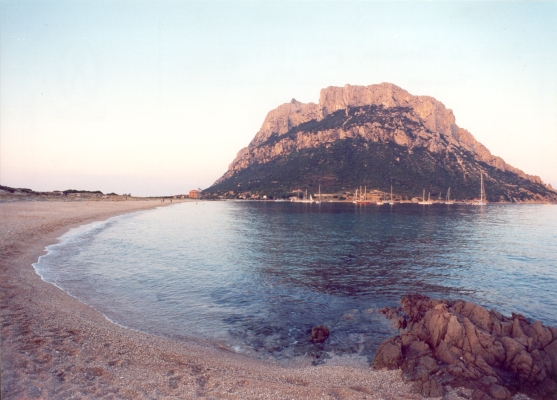 Spiaggia di Tavolara al Tramonto